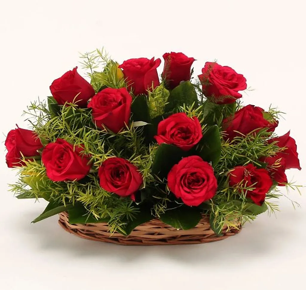 15 Red Roses Arrangement