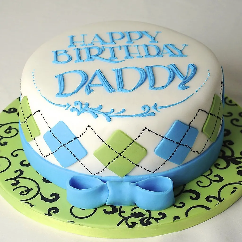 Fondant Fathers Day Cake