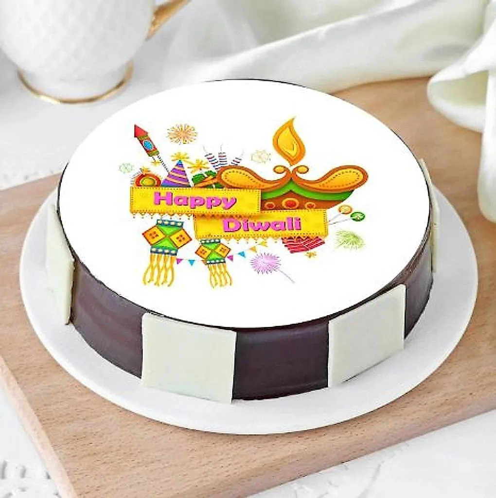 Happy Diwali Poster Cake