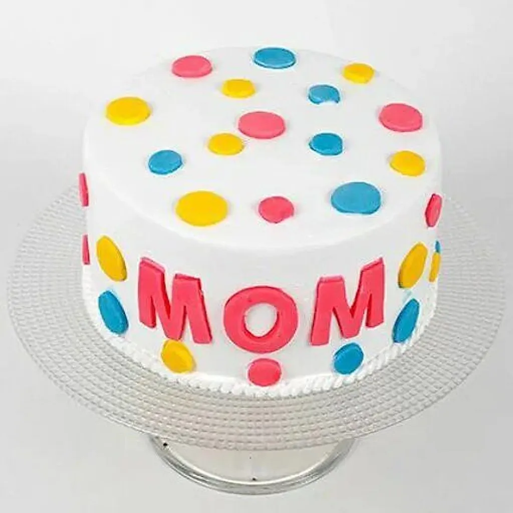 Mothers Day Vanilla Cake