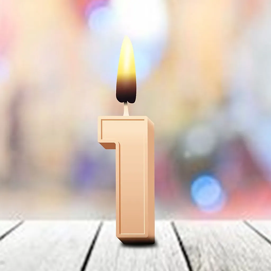 Number Candle 1