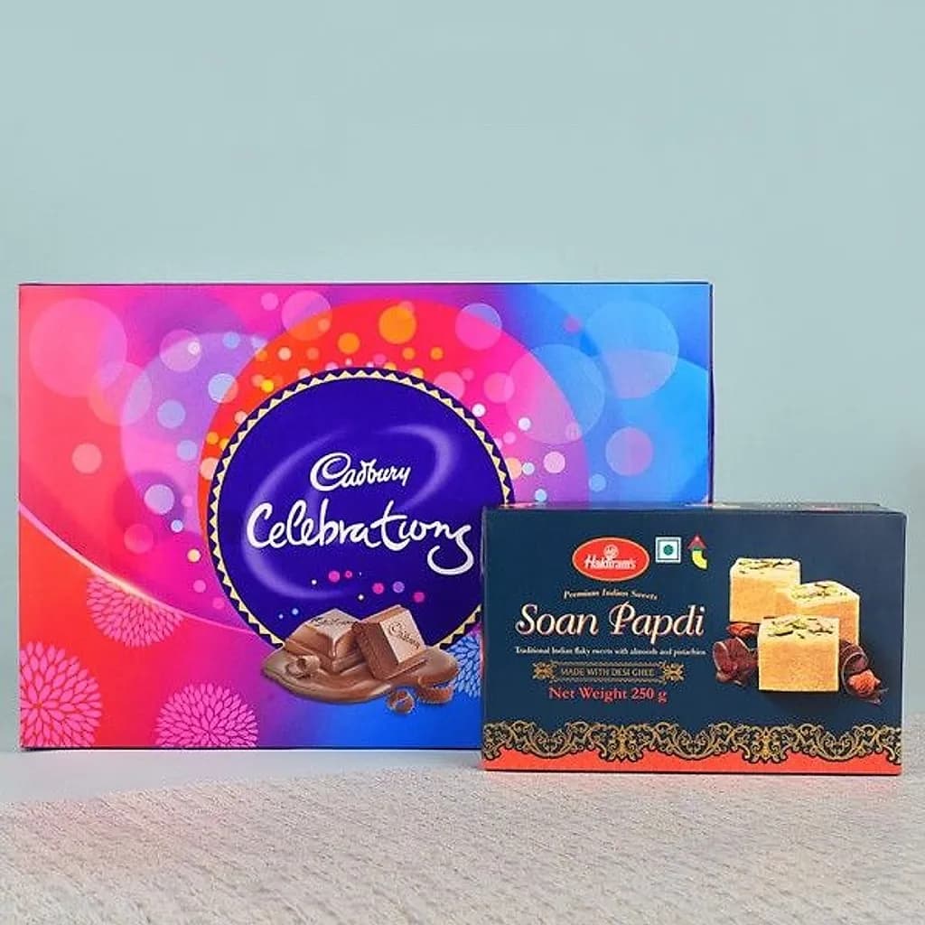 Soan Papdi N Cadbury combo